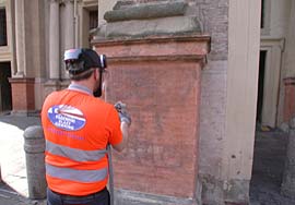 blast-cleaning SS Annunziata Parma